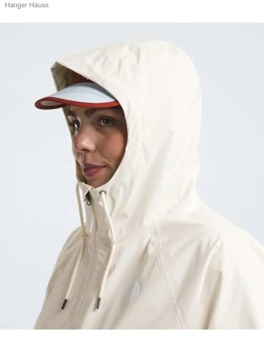 Women's Rain Hoodie Waterproof Windproof Relaxed Fit Recycled Polyester